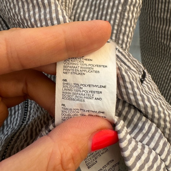 G-star sport jacket white/grey stripe - Picture 6 of 6